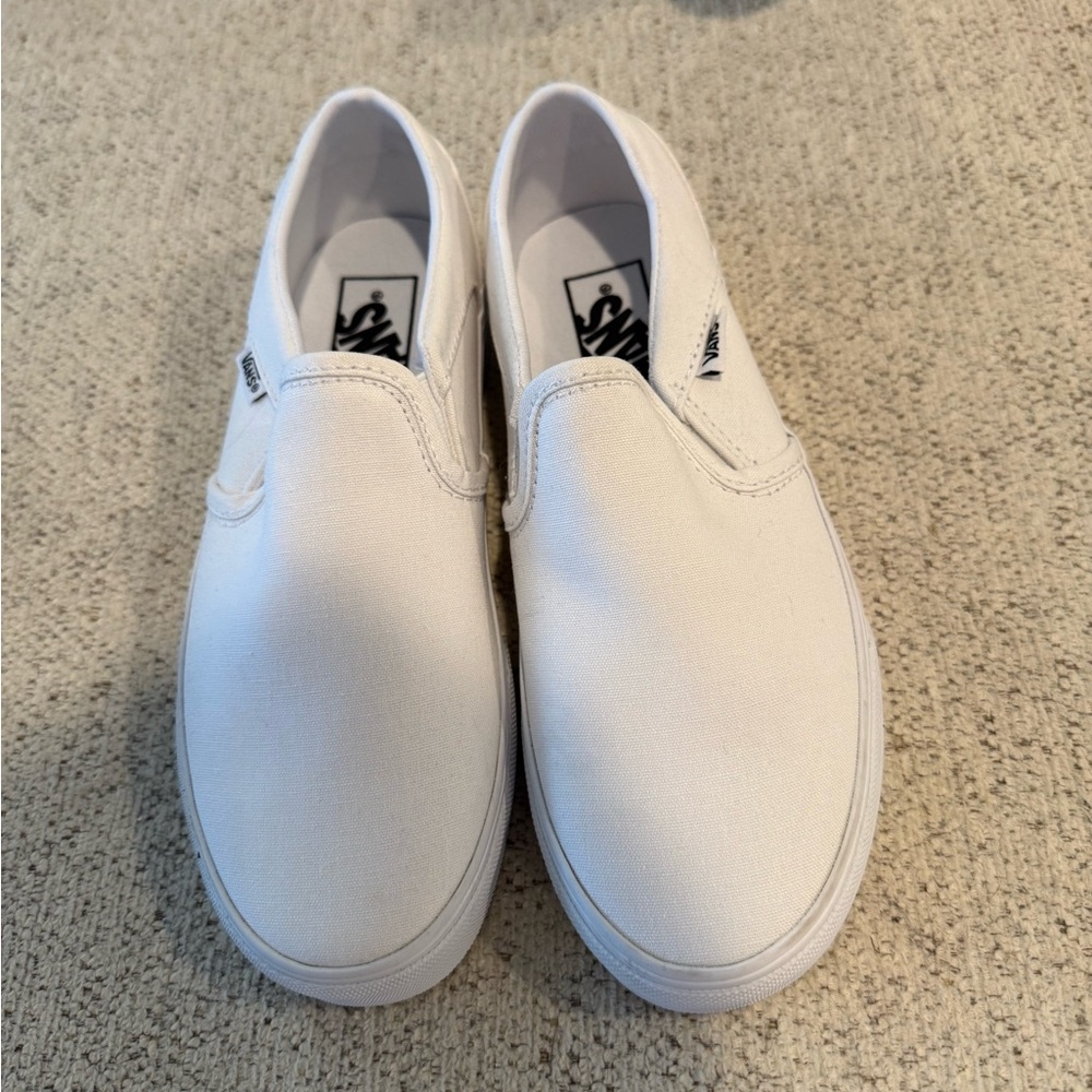 Vans Classic White Slip-On Shoes